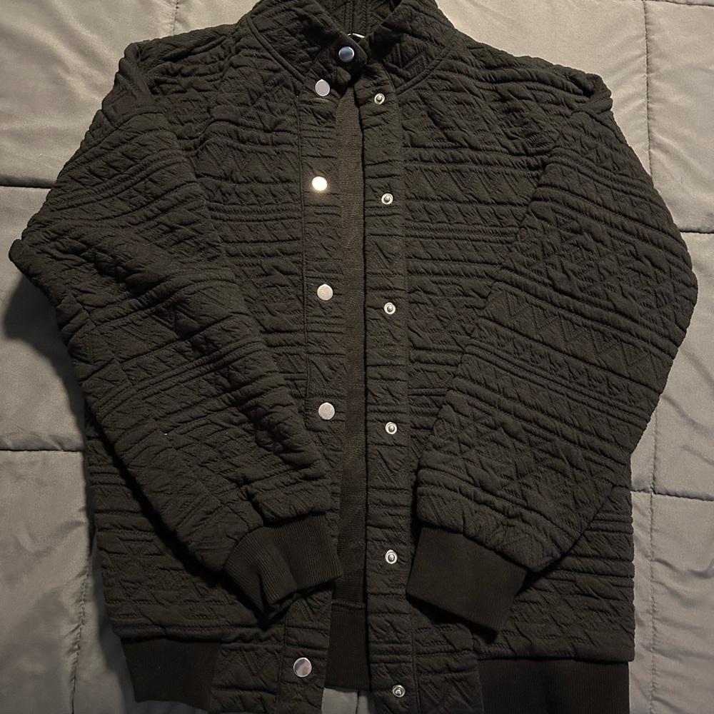 Men's Black Quilted Jacket